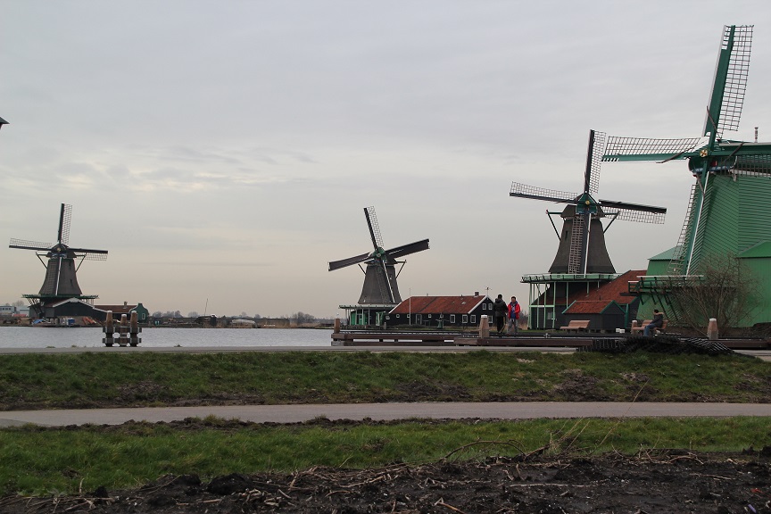 Bezoek Zaanse Schans februari 2014